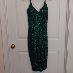 Green Sequin Dress